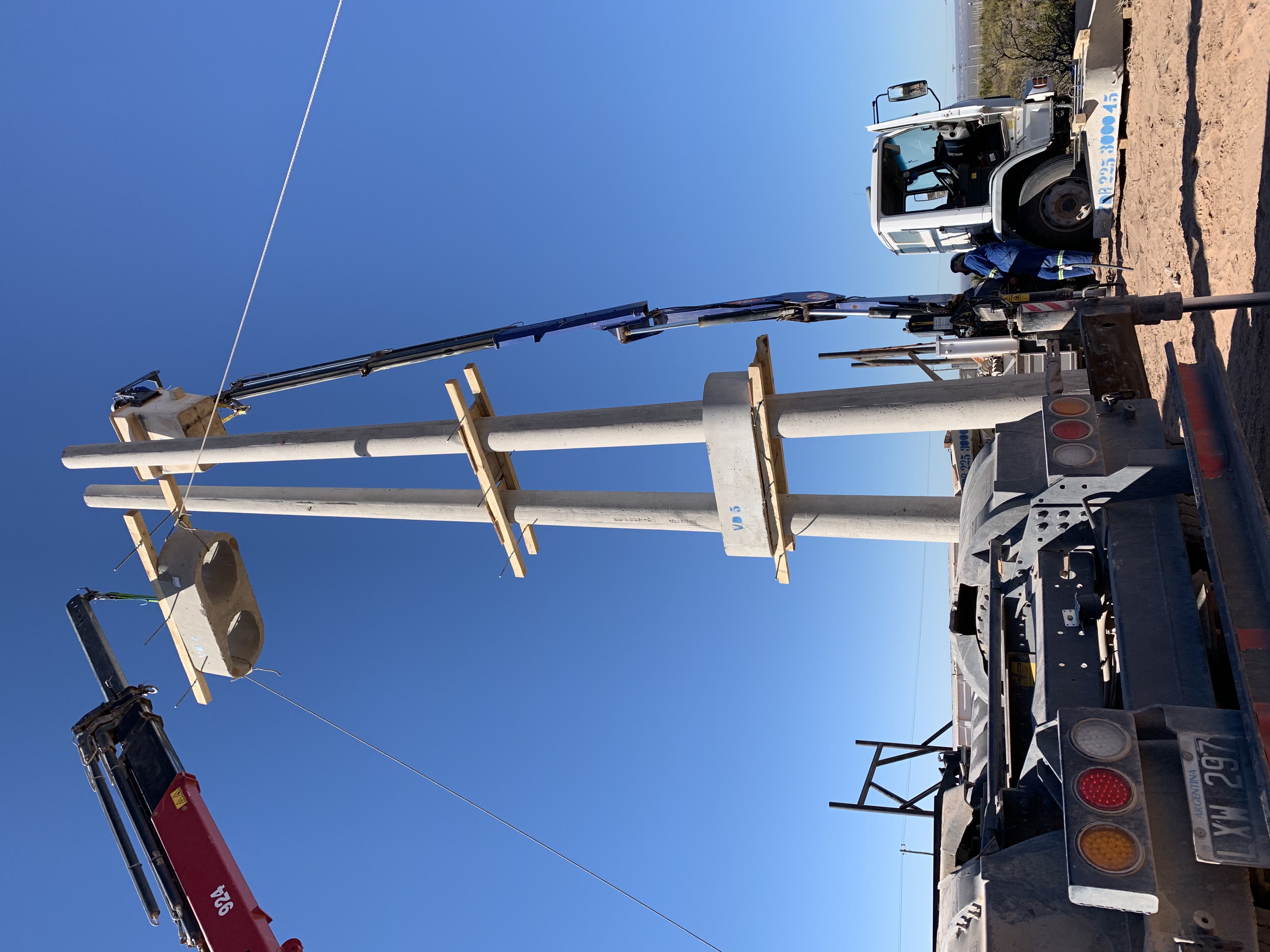 Construcción de 12 km de LMT 33 KV